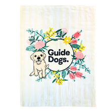 Load image into Gallery viewer, Terry Tea Towels - Floral - Guide Dogs